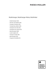 RIESE & MULLER Multicharger Manual De Instrucciones