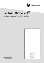 Saunier Duval IsoTwin Condens T 31-CS/1 Instrucciones De Funcionamiento