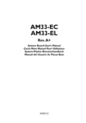 DFI AM33-EC Manual Del Usuario