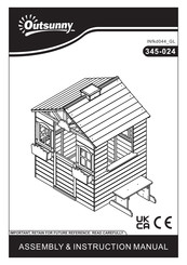 Outsunny 345-024 Manual De Montaje E Instrucciones