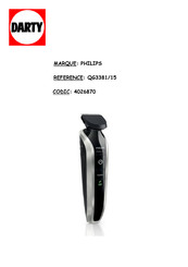 Philips QG3389 Manual De Instrucciones