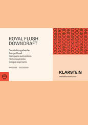 Klarstein ROYAL FLUSH DOWNDRAFT Manual De Instrucciones