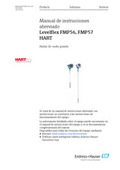 Endress+Hauser Levelflex FMP57 PROFIBUS PA Manual De Instrucciones Abreviado