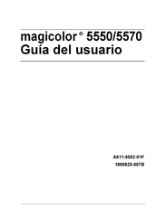 Konica Minolta magicolor 5570 Guia Del Usuario