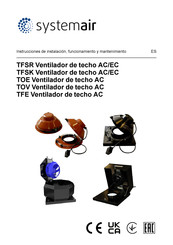 SystemAir TFSK 160 Instrucciones De Instalación, Funcionamiento Y Mantenimiento