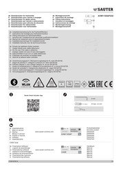 sauter AVM 115SA Instrucciones De Montaje