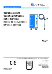 afriso AFA 11 Manual De Instrucciones