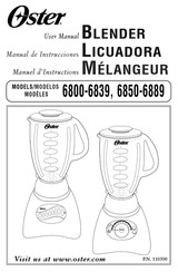 Oster 6800-6839 Manual De Instrucciones