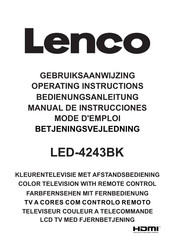 Lenco LED-4243BK Manual De Instrucciones