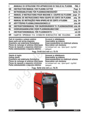 Cebora PLASMA PROF 123 Manual De Instrucciones