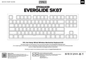 Epomaker EVERGLIDE SK87 Guia De Inicio Rapido