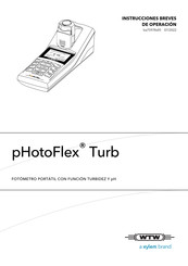 Xylem wtw pHotoFlex Turb Instrucciones Breves