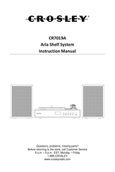 Crosley CR7019A Manual De Instrucciones