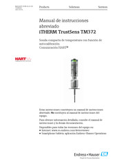 Endress+Hauser iTHERM TrustSens TM372 Manual De Instrucciones Abreviado