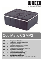 Dometic COOLMATIC CSMP2 Instrucciones De Montaje Y Uso