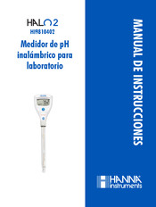 Hanna Instruments HALO 2 HI9810402 Manual De Instrucciones