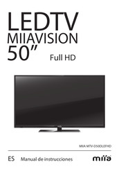 Miia MIIAVISION MTV-D50DLEFHD Manual De Instrucciones