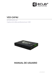 Ecler VEO-CAP4U Manual De Usuario