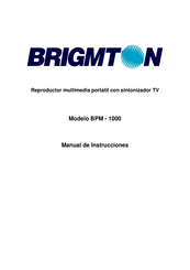 Brigmton BPM - 1000 Manual De Instrucciones