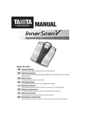 Tanita InnerScan V BC-545N Manual De Instrucciones