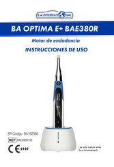 B.A. International BA OPTIMA E+ BAE380R Instrucciones De Uso