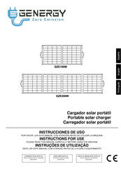 GENERGY GZE100W Instrucciones De Uso