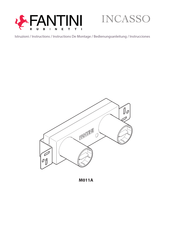 Fantini Rubinetti M011A Instrucciones