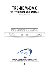 Triton Blue TR8-RDM-DMX Manual De Usuario