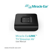 Miracle-Ear LINK TV Streamer AV Guia Del Usuario