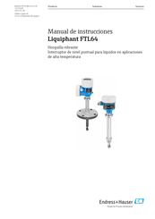 Endress+Hauser Liquiphant FTL64 Manual De Instrucciones
