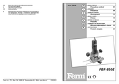 Ferm FBF-850E Modeo De Empleo