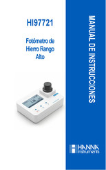 Hanna Instruments HI97721 Manual De Instrucciones