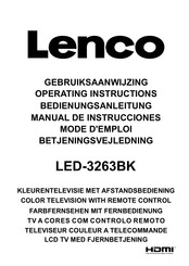 Lenco LED-3263BK Manual De Instrucciones