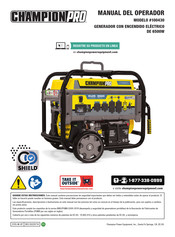 Champion PRO 100430 Manual Del Operador