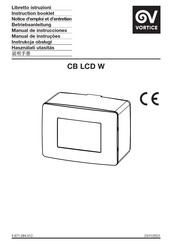 Vortice CB LCD W Manual De Instrucciones