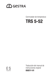 GESTRA TRS 5-52 Traducción Del Manual De Instrucciones Original