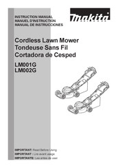 Makita LM001G Manual De Instrucciones