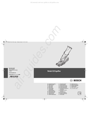Bosch ROTAK 32 Manual Original