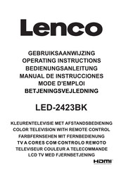 Lenco LED-2423BK Manual De Instrucciones