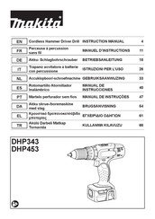 Makita DHP343 Manual De Instrucciones