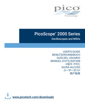 pico Technology PicoScope 2000 Serie Guia Del Usuario