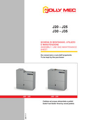 Jolly Mec J30 Ficha De Montaje, Uso Y Mantenimiento