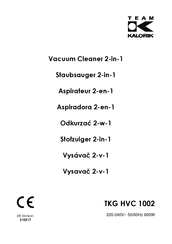 Team kalorik TKG HVC 1002 Manual De Instrucciones