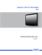 NDS Radiance Ultra 32 4K ZeroWire Duo Instrucciones De Uso