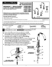American Standard BERWICK 7430.821 Instrucciones De Instalación