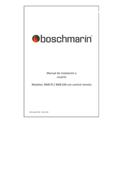 Boschmarin BME100 Manual De Instalación Y Usuario