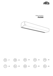 Frico PA2500 Manual De Instrucciones