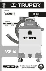 Truper ASP-16 Manual