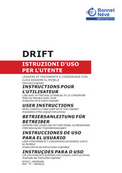 Bonnet Neve DRIFT Chiuso Instrucciones De Uso