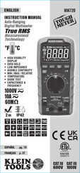 Klein Tools MM720 Manual De Instrucciones